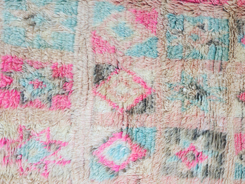 Awzar Vintage Moroccan Rug  6'4" x12'6"