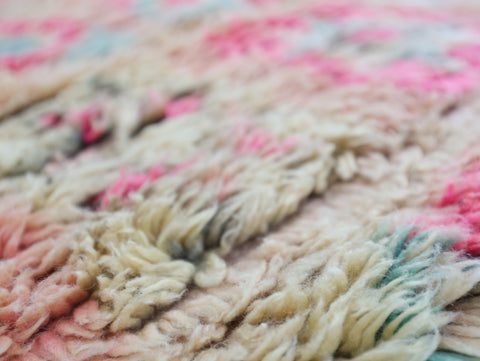 Awzar Vintage Moroccan Rug  6'4" x12'6"