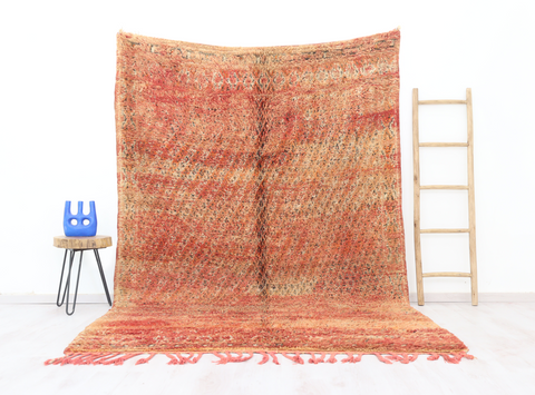 Iksil Vintage Moroccan Rug  6'4" x9'8"