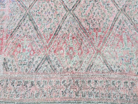 Taghzut Vintage Moroccan Rug  6'3" x9'6"