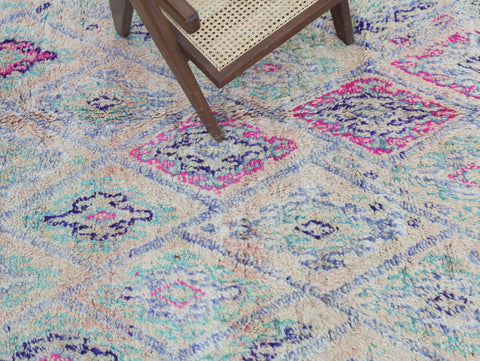 Yeggur Vintage Moroccan Rug  7'0" x11'2"