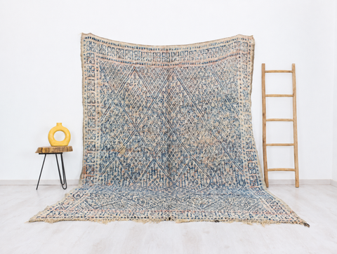 Tasghart Vintage Moroccan Rug 7'2" x 10'2"