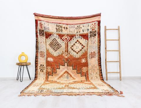 Asfazad Vintage Moroccan Rug 5'9" x 10'5"