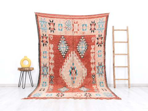 Tissefrit Vintage Moroccan Rug 5'4" x 9'3"