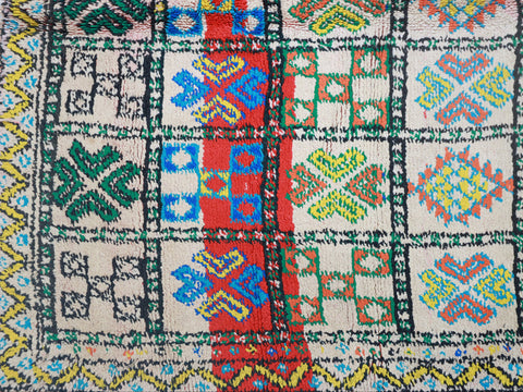 Asafar Vintage Moroccan Rug  4'9" x9'8"