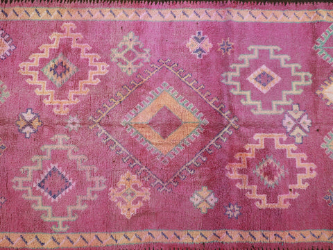 Azal Vintage Moroccan Rug  5'6" x9'8"