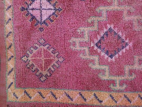 Azal Vintage Moroccan Rug  5'6" x9'8"