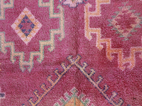 Azal Vintage Moroccan Rug  5'6" x9'8"