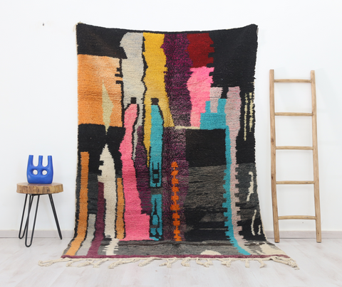 Asaru  Moroccan Rug 5'1" x 8'1"