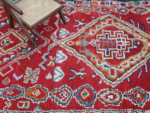 Tafra Vintage Moroccan Rug 6'6" x 12'9"