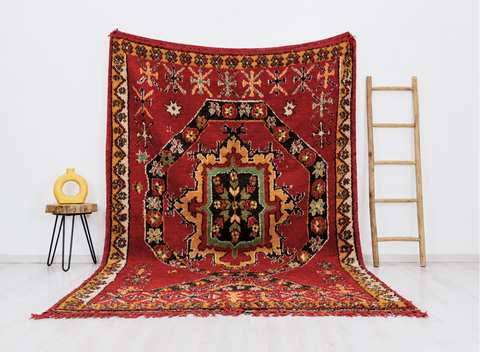 Tegwerra Vintage Moroccan Rug 6'6" x 9'7"