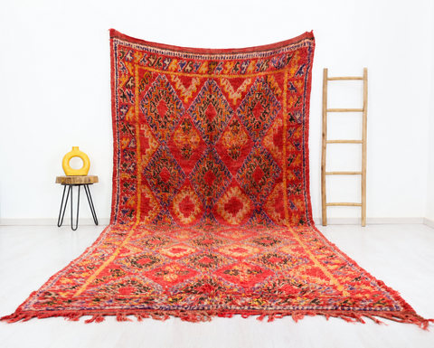 Tajejgit Vintage Moroccan Rug 6'2" x 13'5"