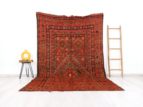 Tissefrit Vintage Moroccan Rug 6'2" x 10'4"