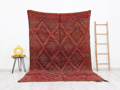 Mellila Vintage Moroccan Rug 6'0" x 9'2"