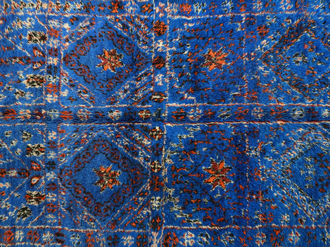 Akudad  Vintage Moroccan Rug  6'4" x12'1"