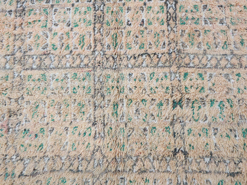 Akziz Vintage Moroccan Rug  5'8" x10'0"