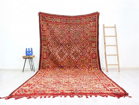 Lemsal Vintage Moroccan Rug 6'3" x 13'1"