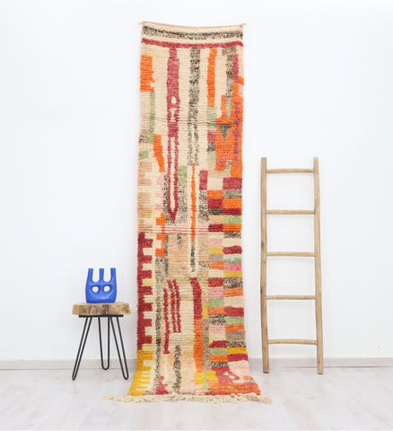 Azzay Moroccan Rug 2'4" x 10'0"