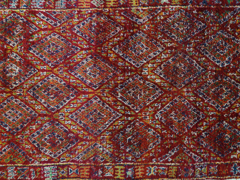 Amadsu Vintage Moroccan Rug  6'3" x11'6"