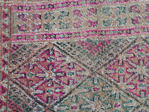 Yazal Vintage Moroccan Rug  6'4" x11'3"