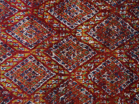 Amadsu Vintage Moroccan Rug  6'3" x11'6"