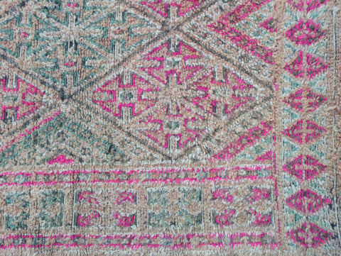 Yazal Vintage Moroccan Rug  6'4" x11'3"