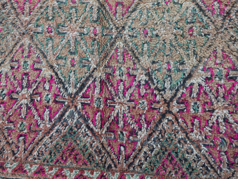 Yazal Vintage Moroccan Rug  6'4" x11'3"