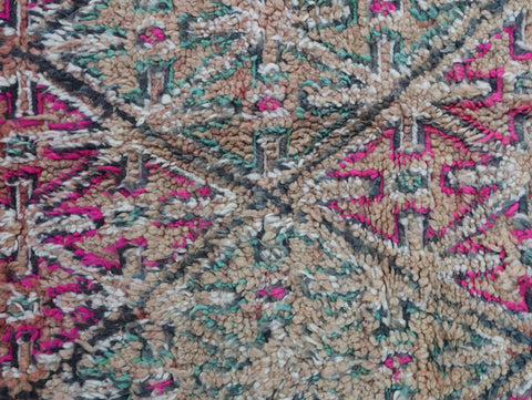 Yazal Vintage Moroccan Rug  6'4" x11'3"