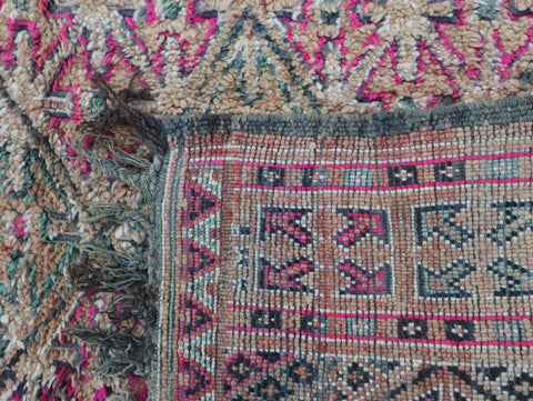 Yazal Vintage Moroccan Rug  6'4" x11'3"