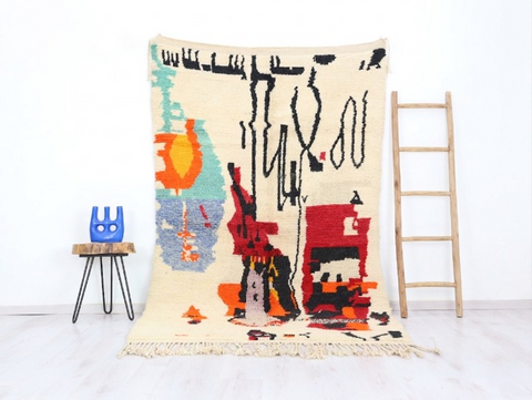 Tillelt Moroccan Rug 5'1" x 8'1"