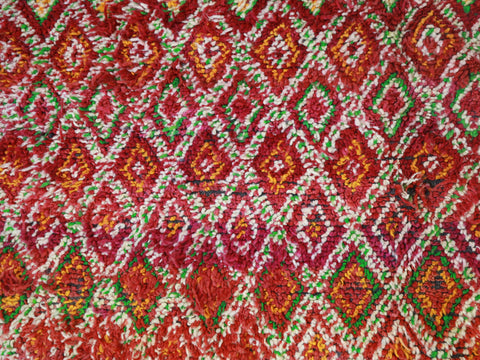 Amhaws Vintage Moroccan Rug  6'4" x8'3"