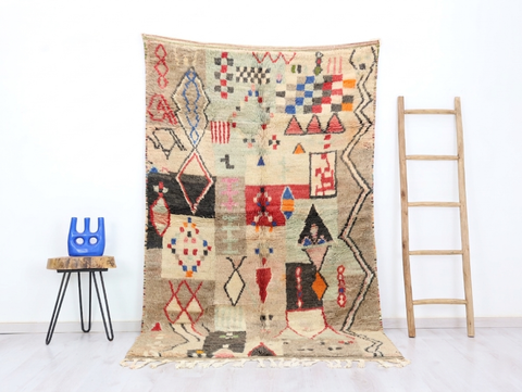 Amanar Moroccan Rug 4'8" x 7'7"