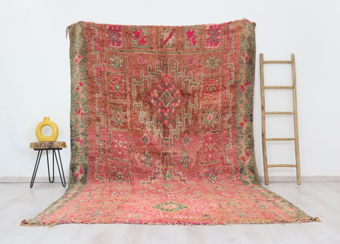 Tansela Vintage Moroccan Rug 6'9" x11'2"