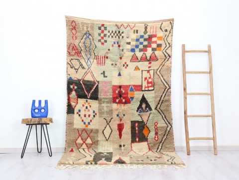 Amanar Moroccan Rug 4'8" x 7'7"
