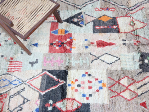 Amanar Moroccan Rug 4'8" x 7'7"