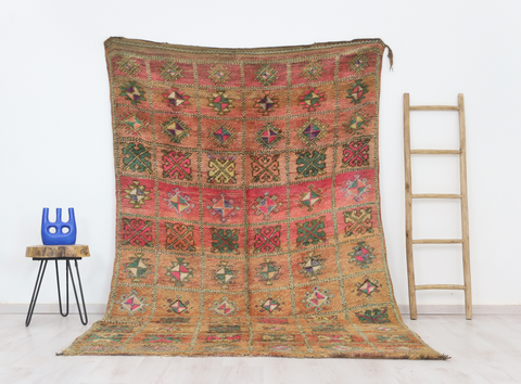 Tizena Vintage Moroccan Rug 6'2" x9'2"