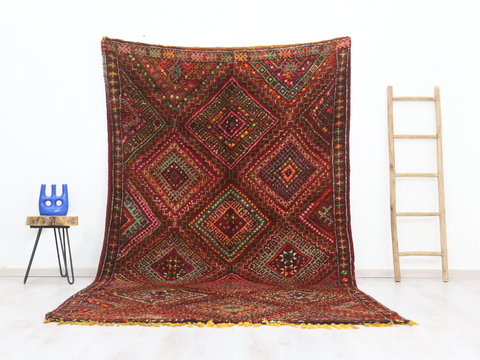 Massilen Vintage Moroccan Rug 6'1" x10'0"