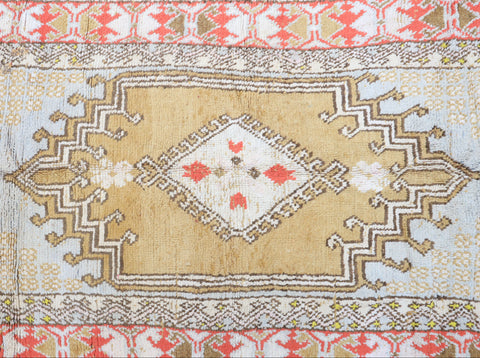 Uzar Vintage Moroccan Rug 6'6" x12'1"