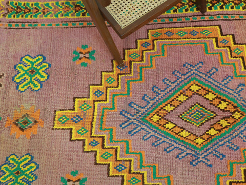 Tililla Vintage Moroccan Rug  4'6" x10'3"