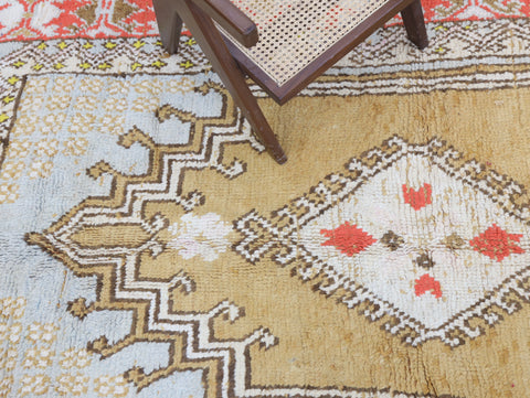 Uzar Vintage Moroccan Rug 6'6" x12'1"