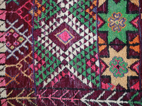 Asbaku Vintage Moroccan Rug  6'8" x11'5"