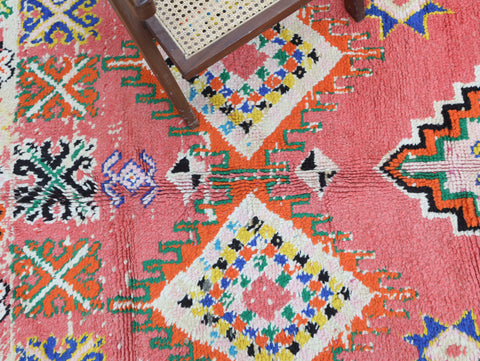 Yerfan Vintage Moroccan Rug 6'1" x10'5"