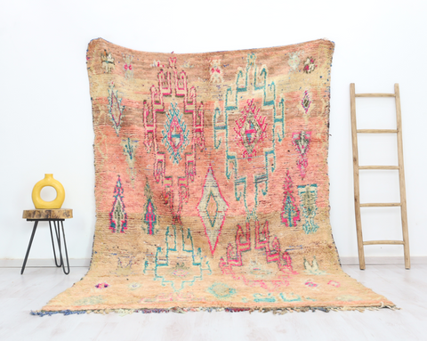 Yezana Vintage Moroccan Rug 6'2" x9'8"