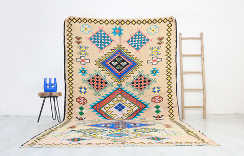 Cilyan Vintage Moroccan Rug  6'3" x12'1"