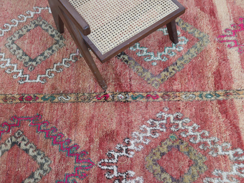 Adirbal Vintage Moroccan Rug 5'4" x9'2"