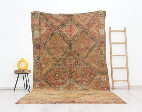 Assinan Vintage Moroccan Rug 5'6" x10'3"
