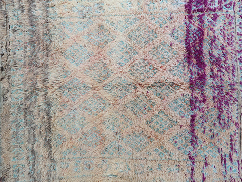 Amnay Vintage Moroccan Rug 6'8" x8'5"