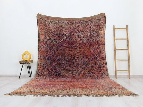 Udolan Vintage Moroccan Rug 6'6" x 11'3"