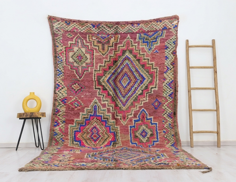Tafoukt Vintage Moroccan Rug 5'8" x 9'7"