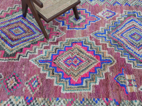 Tafoukt Vintage Moroccan Rug 5'8" x 9'7"